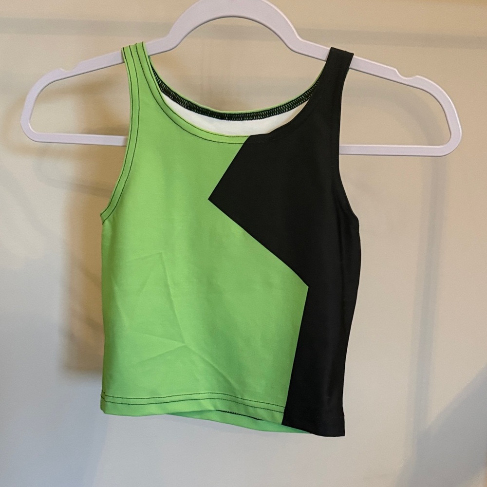Green and Black Shego Tank Top